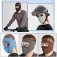 thumbnail image 5 of Tocados Faciales Antivaho con gafas Desmontables a Prueba de viento gris Sunnimix, 5 of 5