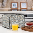 thumbnail image 6 of Picia White Popcorn Print 4 Slice Toaster Cover , Toaster Protector Dustproof Kitchen Appliance Cover, Kitchen Appliance Dustproof Protector, 6 of 7