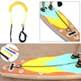 thumbnail image 1 of Correa de Tablero de Surf, 10FT TPU Enroldo de piezaza, Tablero de Y Correas de de Surf, Cuerda de Pierna de Correa de Tobillo Acolch Amarillo DYNWAVEMX Correa de tobillo de surf, 1 of 8