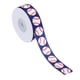 thumbnail image 1 of Cinta de 10 yardas para envolver regalos, cintas de béisbol de 22 mm para manualidades, decoración de bodas, regalos, azul, 1 of 5