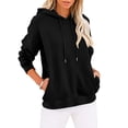 thumbnail image 3 of SYwaren Sweatshirt for Women Pullover Hoodie Casual Long Sleeve Winter Kangaroo Pocket Tops, 3 of 9