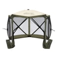 thumbnail image 5 of CLAM Quick-Set 9 x 9 Ft Venture Portable Outdoor Canopy Shelter, Green/Tan, 5 of 6
