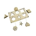 thumbnail image 2 of Tablero ocupado para niños Habilidad Material de bricolaje Accesorios de enseñanza Juguete artesanal de madera Educativo temprano para juguetes , Forma de geometrí Forma de geometría CUTICAT tablero ocupado, 2 of 8