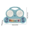thumbnail image 3 of Tarmeek Musical Instruments Toys for 1 2 3 Year Old Boys and Girls, Piano Keyboard Drum Learning Educational Interactive Infant Toys, Christmas Birthday Presents for Kids Age 4 5 6 Years Old, 3 of 6