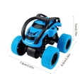 thumbnail image 3 of Double Sided Remote Control Stunt Car, 360°Rotating Flip RC Vehicle with Bright LED Lights, Rechargeable Off Road Toy Car, Kids Birthday Gifts, All Terrain Stunt Toys for Indoor Outdoor Play, 3 of 7
