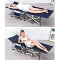 thumbnail image 4 of Livearty (TM) Lit de Camp Pliant, Lits de Camp Portatifs à Grande Poche avec Sac de Transport, Charge Max 450 Lb, 4 of 4