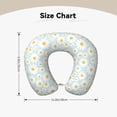 thumbnail image 5 of KLL Daisies Flowers Pattern Memory Foam Cervical Neck Pillow Versatile U-Shaped Pillows for Home/Office/Camping/Travelling/Soft Washable Cover, 5 of 8