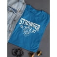 thumbnail image 3 of Stronger Retro College T-Shirt Women -Image by Shutterstock, Female Large, 3 of 4