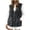M Black, variant on Idoravan Womens Denim Vest Sleeveless Jeans Jacket Women's Fashion Vintage Denim Turndown Collar Cardigan Pocket Top Sleeveless Denim Outwear Jackets