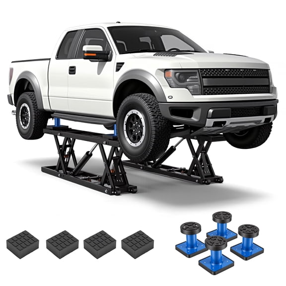 YODOLLA Portable Car Lift - 7000 LBS Capacity,Heavy Duty Quick Jack with 26.8" Max Height,Adjustable Scissor Lift for garage