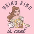 thumbnail image 2 of Girl's Beauty and the Beast Belle Being Kind Is Cool  Graphic Tee Light Pink Medium, 2 of 4