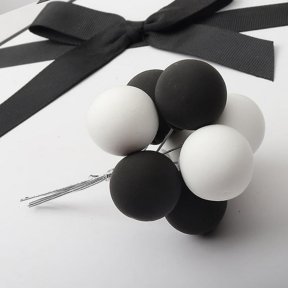 24 Pieces/set Of Clay Balloon Cake Decorating White Balloon Baking Cake Decorating Accessories