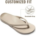 thumbnail image 4 of FootRelief Women's Supportive Thong Sandals, Comfortable Beach Slides for Foot Wellness, 4 of 13