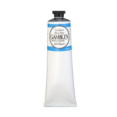 UPC: 0729911122105 | Gamblin Artist Oil 150ml Tube Cerulean Blue Hue (2210)