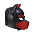thumbnail image 4 of Máscara del perrito de la cara completa del perro del neopreno, máscara de la capilla del perrito del traje de la novedad, 4 of 4