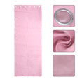 thumbnail image 2 of EeaseMX Cortina opaca con diseño de estrellas plateadas y lunas, sencilla y moderna, con aislamiento térmico, 100 x 250 cm (rosa), 2 of 7