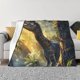 thumbnail image 1 of Fotbe Sunshine Jungle Dinosaur Manta de Franela con Estampado, Manta Ultrasuave para Cama, Sofá, Auto, Hipoalergénica y Antibolitas-80"x60", 1 of 6