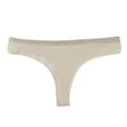 thumbnail image 3 of WRKEKC Culottes pour Femmes, String Taille Haute Couleur Unie Respirant Sans Couture Confortable Sans Ligne Visible Extensible, 3 of 5