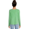 thumbnail image 3 of No Boundaries Women's Juniors Long Sleeve Washed Tee, 3 of 5