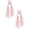 Pink*2, variant on 1 PCS Scalloped Wreath Sash, Wreath Sash for Front Door Wave Cotton Wreath Satin Sash Garland Ribbon Accessories for Wreaths Yard Doorway Indoor Outdoor Bow Bridal Shower Home Decor