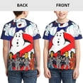 thumbnail image 3 of Ghostbusters Stay Puft Youth Unisex T-Shirt Crewneck Short Sleeve Double-Sided Print Tee Shirts Top For Boys Girls Kid Teen Small, 3 of 6