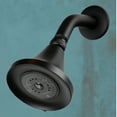 thumbnail image 6 of Niagara Conservation Earth Luxe 3-Spray with 1.5 GPM 3.35 in. Wall Mount Adjustable Fixed Shower Head - Matte Black, 6 of 6