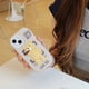 thumbnail image 3 of Round Button Three-dimensional Lens Patch Ted Drinking Bear Phone Case For Apple IPhone14 13 12 11 Plus Pro Max, 3 of 4