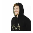 thumbnail image 2 of Realtree Men's Logo Cotton Blend Fleece Pullover Hoodie Sweater (Black, Large), 2 of 4