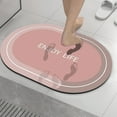 thumbnail image 1 of Lydiaunistar Bath Mats for Bathroom, Absorbent Non-Slip Crystal Velvet Drying Floor Mat, Plastic Soft Comfortable Stain Resistant Easy Clean Bathroom Rug, 80x50cm 31.49x19.68in, 1 of 5