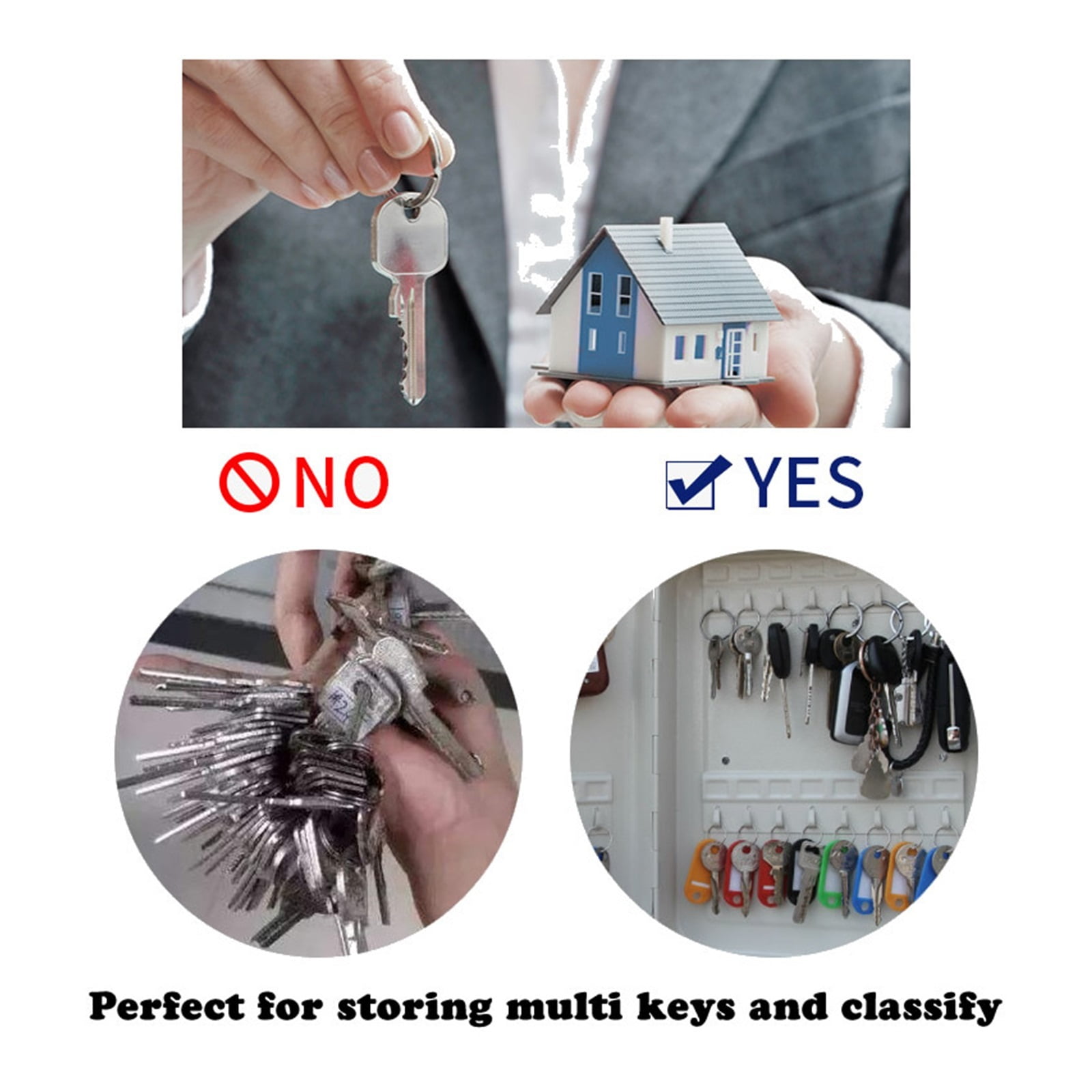 20/28/36 Keys Storage Box Combination Key Lock Multi Keys Classification Organizer Safe Box For Home Office Factory Store ,Prevent Theft