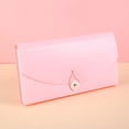 thumbnail image 1 of Xiao Hua Carpeta desplegable de bolsillo, carpeta de plástico, mini carpeta desplegable de recibo, billetera de billetes acordeon b6, rosa, 1 of 3