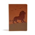 thumbnail image 1 of KJV One Big Story Bible, Brown Lion LeatherTouch, 1 of 5