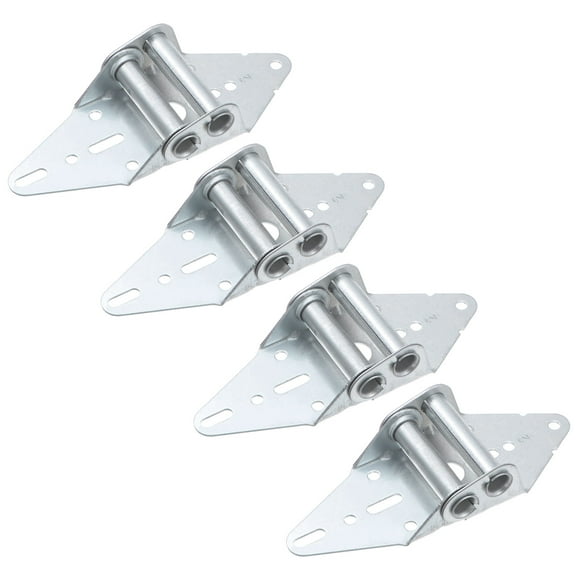 Unique Bargains 4 Packs Garage Door Hinge #2 Hinge, 14 Gauge Steel with Galvanized Finish Garage Door Replacement Hinge