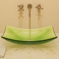 thumbnail image 5 of DecoLav Darya Incandescense Plastic Rectangular Vessel Bathroom Sink, 5 of 7