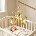 thumbnail image 6 of Baby Crib Mobile for Boys Girls, Bees Nursery Mobile, Gender Neutral Felt Ball Mobile, Ceiling Mobile High Quality, 6 of 9