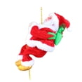 thumbnail image 1 of Electric Climbing Beads Santa Music Toys Hanging Santa Climbing Ropes Electric Climbing Ropes Christmas Decorations, 1 of 3