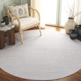 thumbnail image 2 of SAFAVIEH Hunter Payton Abstract Polyester Area Rug, Ivory/Beige, 6'7" x 6'7" Round, 2 of 10