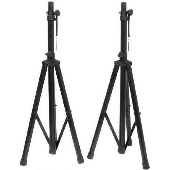 Pair of MR DJ Pro Tripod DJ PA Speaker Stands Adjustable Height Stand