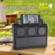 thumbnail image 3 of Altavoz Inalámbrico Solar con Bluetooth, Radio FM Portátil, Altavoz Bluetooth para Exteriores con Linterna Dorada, 3 of 8