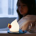 thumbnail image 3 of Ganfancp Luz de Noche Recargable Luz Suave Luz de Caricias Dormitorio Cabezal de Cama Luz de Compañía de Alimentación Liquidación 1X Luz Nocturna 1X Cable de Carga, 3 of 4