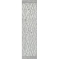 thumbnail image 3 of JONATHAN Y MOROCCAN HYPE 2 x 10 Runner Rug, Rih Moroccan Style Diamond - Ivory/Gray, MOH306A-210, 3 of 9