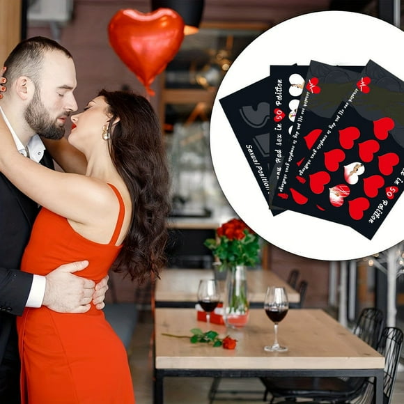Xuewenshw Couples Date Night Scratch Off Cards For Him Birthday Unique Date Scratch Off Cards For Boyfriend Newlywed And Wedding Anniversary Greeting Container