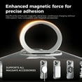 thumbnail image 4 of GadgetCom Étui Magnétique Compatible avec Apple iPhone 16 Pro, Étui Rigide Transparente avec Support, Étui de Protection, 4 of 8