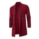 thumbnail image 3 of Gabardina entallada de estilo medio largo para hombre de otoño, suéter para hombre, chaqueta tipo cárdigan de talla grande, 3 of 5