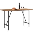 thumbnail image 3 of Sauder Iron City Industrial Counter Height Dining Table in Checked Oak, 3 of 9