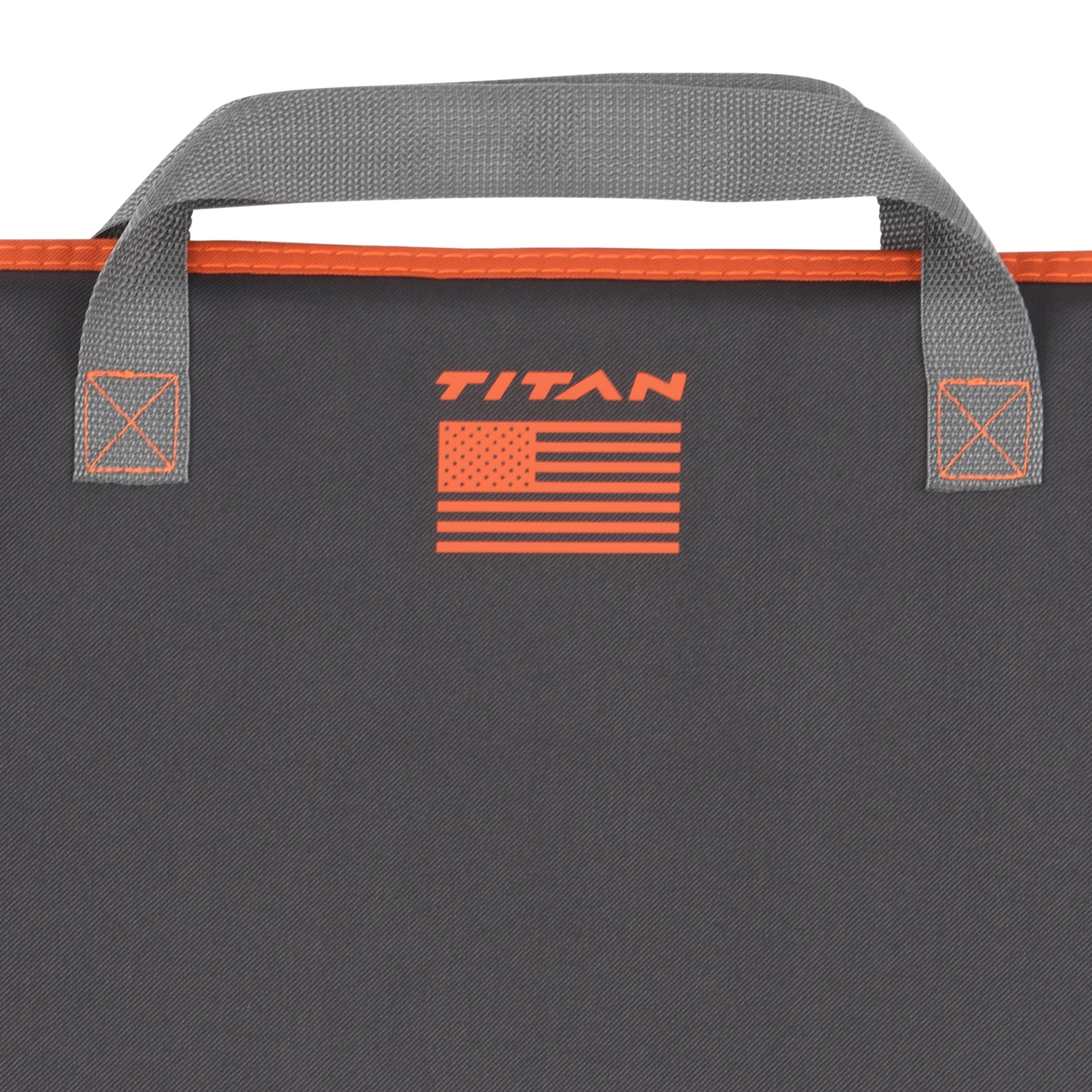 Titan Fire Youth Archery Bow Case, Polyester, 41.5" L x 14.5 in W x 1 in H, 6103, Gray/Orange