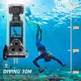 thumbnail image 2 of Mini Cam 4K 1080P Videoc￡mara de bolsillo HD Cam 1,3 "Pantalla LCD 270 ﾰ Rotatable Wifi Mini c￡mara con estuche impermeable C￡maras de movimiento, 2 of 5