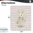 thumbnail image 4 of Stupell Industries Cottage Sweet Pink Girl Bunny Canvas Art, 30 x 40, by Arlington Prints, 4 of 8