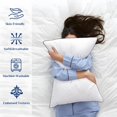 thumbnail image 2 of Bed Pillows Set of Cooling & Supportive Full Pillows with Down Alternative Filling for Side and Back Sleepers Hotel Quality, 2 of 7