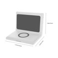 thumbnail image 4 of 1 pieza de cargador inalámbrico multiusos, base para teléfono, reloj, cargador de teléfono inteligente (blanco), 4 of 5